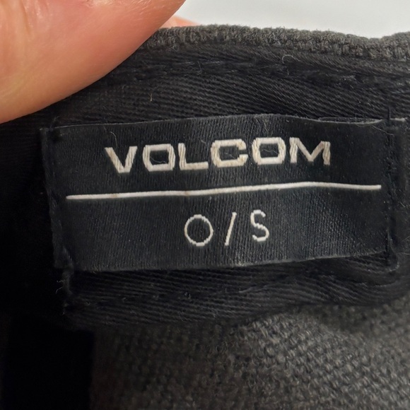 Volcom Stone Snapback Hat Gray Suede Brim O/S Adjustable Two Tone Cap - Picture 7 of 9